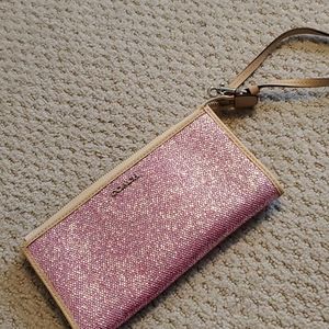 Coach Sparkle Wristlet